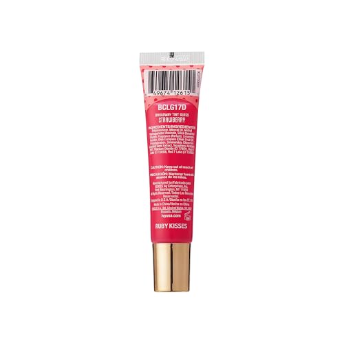 Ruby Kisses Broadway Vita-Lip Clear Lip Gloss 8 Pack, Ultra-Hydrating with Vitamins T1692