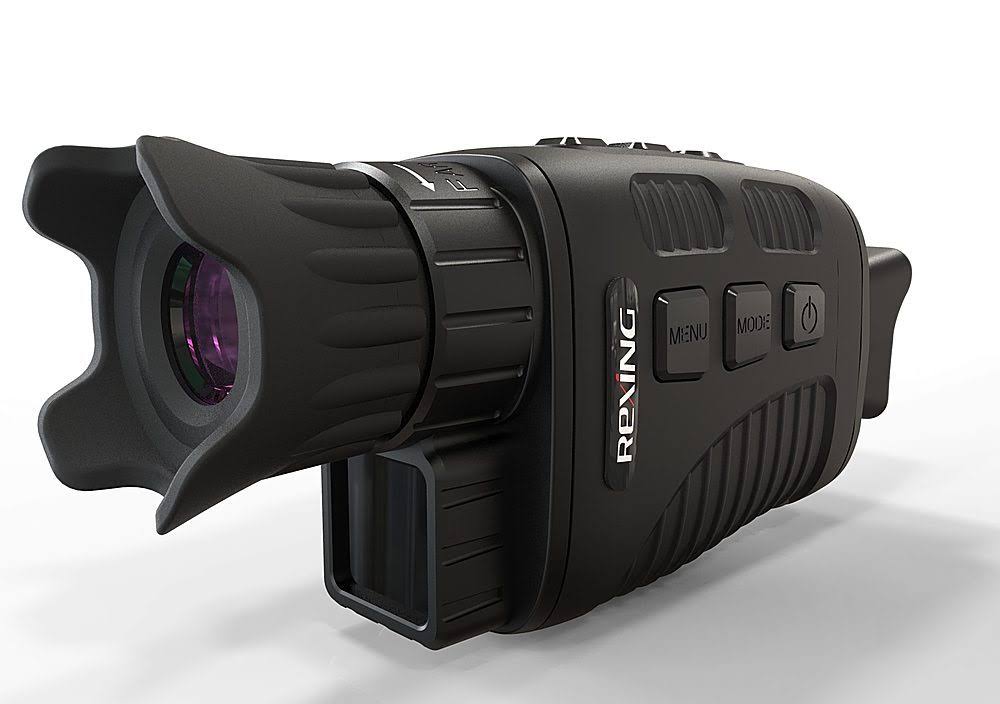 Rexing - B1 Basic Digital Night Vision Monoculars Infrared Digital Camera - Black - Avayadevconnect