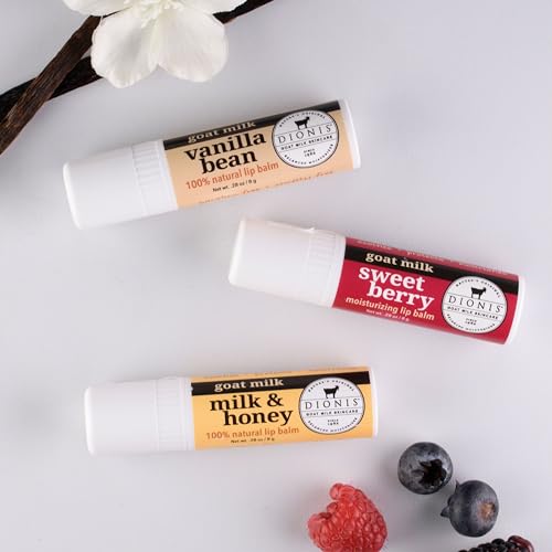 Dionis Goat Milk Lip Balm Ornament 6-Piece Variety Pack S6767