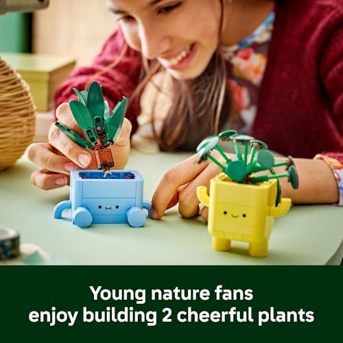 LEGO Botanicals Happy Plants Building Toys for Ages 9+ Q204