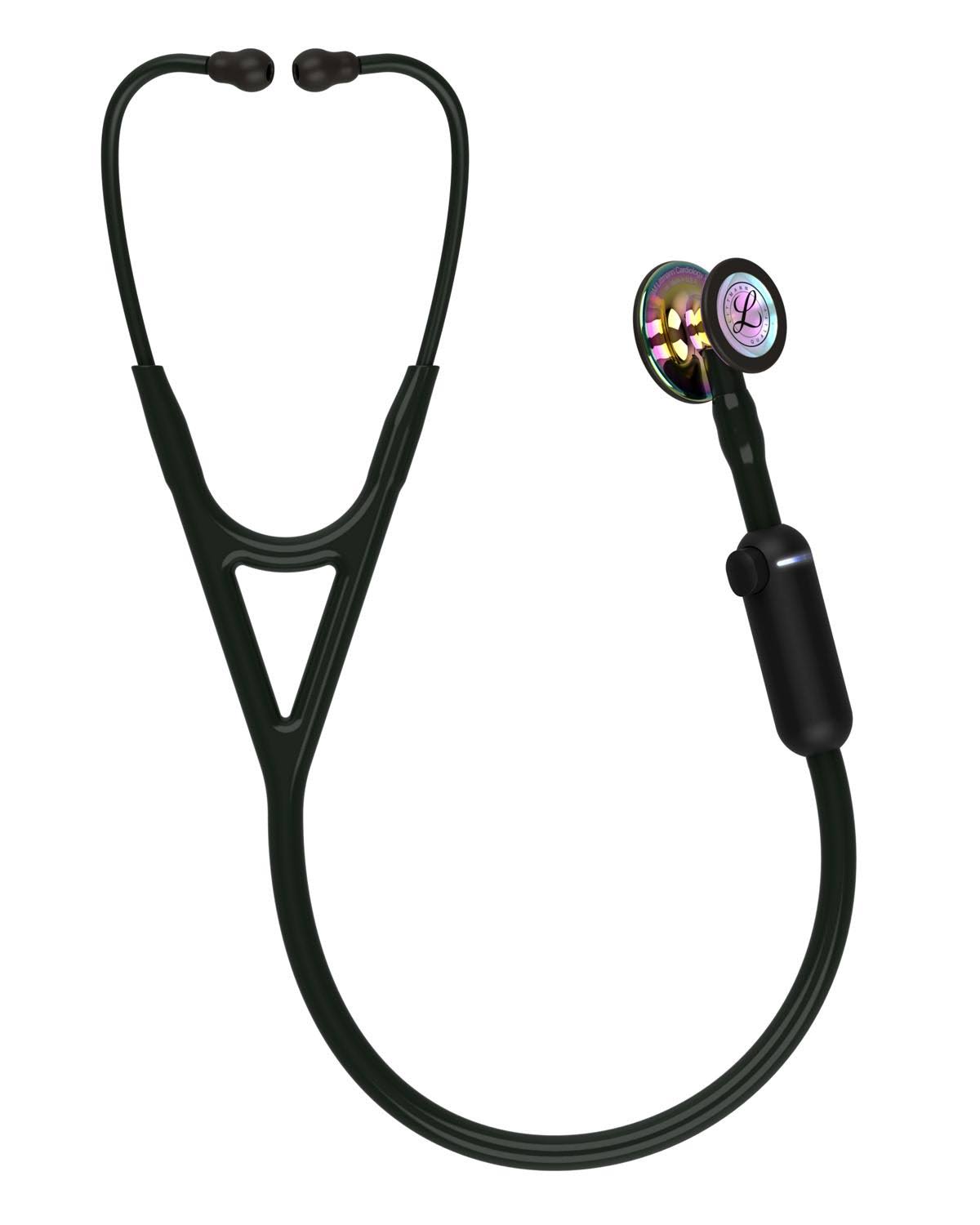3M Littmann Core Digital Stethoscope - Black / Rainbow - Megean