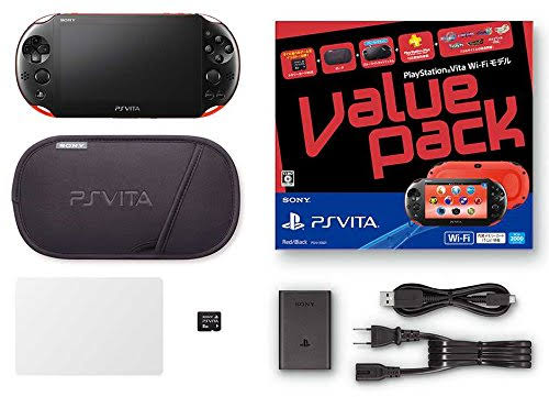 PlayStation Vita Value Pack Wi-Fi Model Red Black D954560
