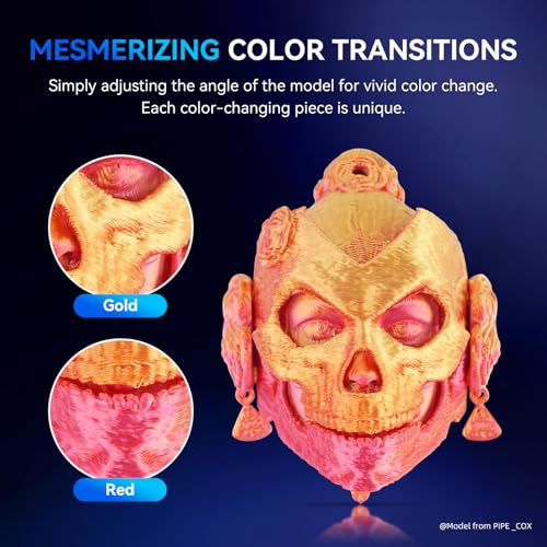 JAYO 3D Printer Filament Bundle, PLA Silk Multicolor 1.75mm, 8 Rolls 2kg G112230