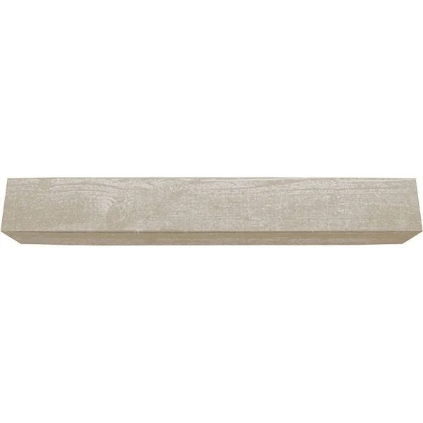 Ekena Millwork 3-Sided Rough Sawn Faux Wood Beam, Whitewash O568242