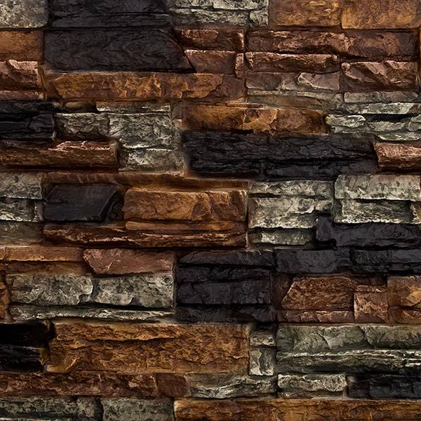 Ekena Millwork PN202NRRS Stacked Faux Stone Siding Panel, Redstone Q906
