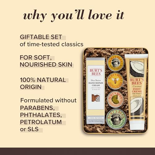 Burt's Bees Classics Set, 6 Products in Giftable Tin T395
