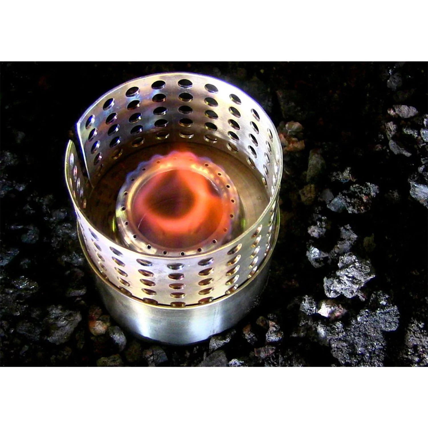 Self Reliance Outfitters Pathfinder Steel Alcohol Camp Stove with Flame Regulator T970