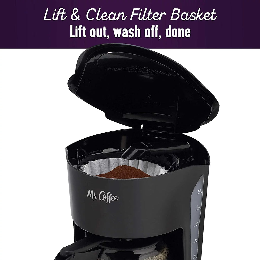 Mr. Coffee 12-Cup Coffee Maker, Black O988