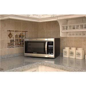 Emerson MW1338SB 1000W Microwave 1.3 cu ft Stainless Steel O4010