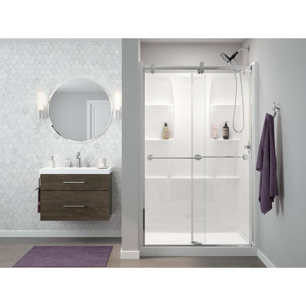 Delta Classic 400 Shower Floor Base 48 in. L x 34 in. D White F515276