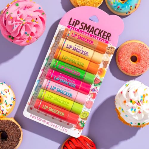 Lip Smacker Original Party Pack - 10 Moisturizing Lip Balms, Classic Flavors S23577