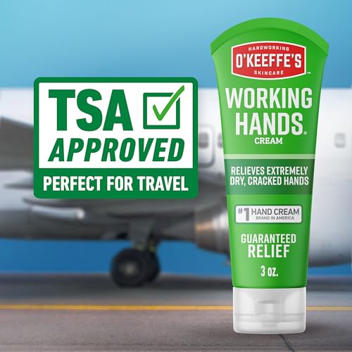 O'Keeffe's Working Hands Hand Cream for Extreme Dryness, 3 oz Tube (2 Pack) F841111