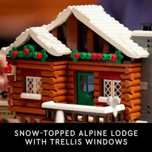 LEGO Icons Alpine Lodge Building Set for Adults 18+ D4060