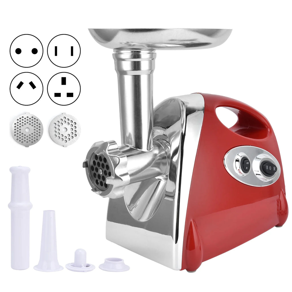 2800W Electric Meat Grinder and Sausage Stuffer, Stainless Steel, for Home and Commercial Use W866901