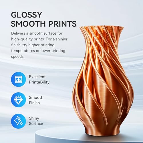 JAYO 3D Printer Filament Bundle, PLA Silk Multicolor 1.75mm, 8 Rolls 2kg G112230