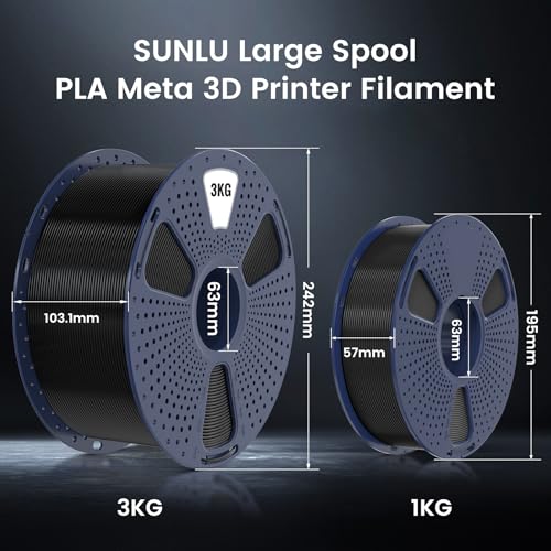 SUNLU PLA 3D Printer Filament Bundle 1.75mm Multicolor 8 Rolls 250G N4234