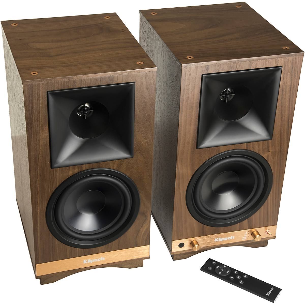Klipsch The Sixes 2-way Table-top Heritage Wireless Speakers, Walnut Z63962