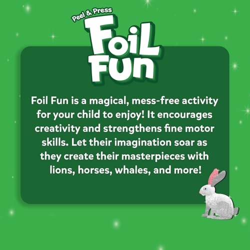 Skillmatics Foil Fun Christmas Ornaments, Mess Free Art Craft Kit for Kids Ages 4-9 S207