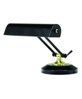 House of Troy P10-150-617 10" Black/Polished Brass Piano Lamp - Megean