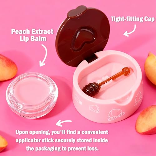 4 PCS Bee Lip Balm Honey Pot Variety Pack Lip Mask P935061