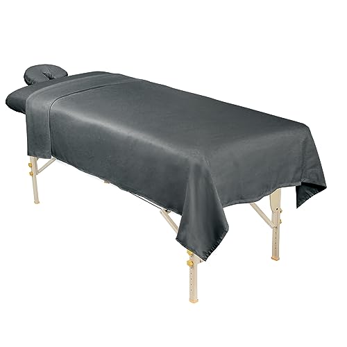 Body Linen Abundance Deluxe Quilted Fleece Massage Table Pad Set with Face Cradle Cover Y3096