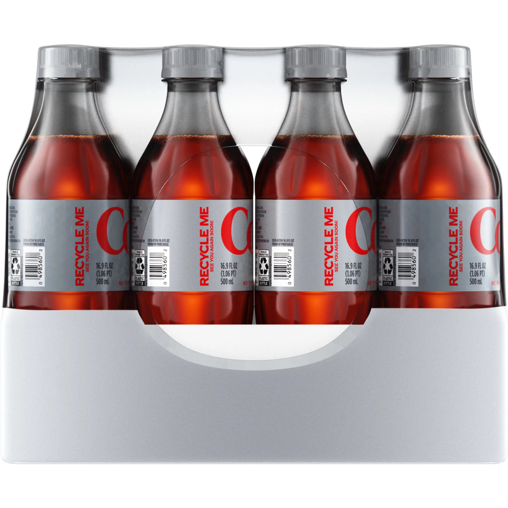 Diet Coke Soda Soft Drink, 16.9 fl oz, 24 Pack K250