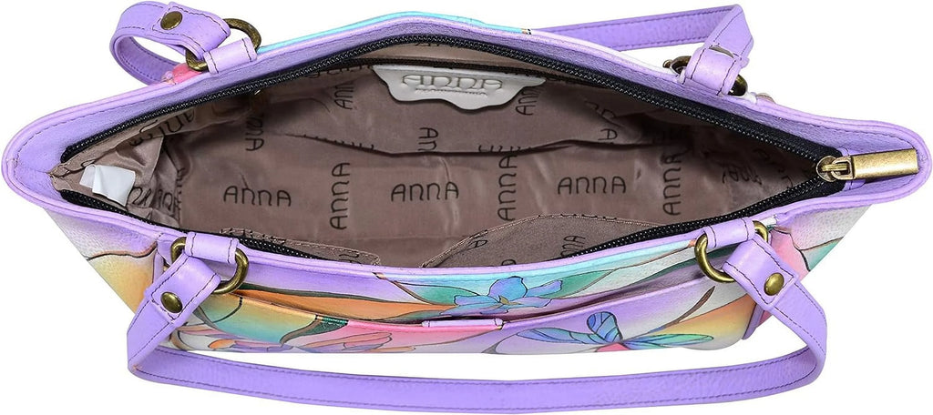 Anna By Anuschka Womens Small Genuine Leather Tote Handbag H4730