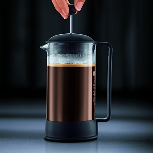 Bodum Brazil French Press Coffee Maker, 51oz, Black S748