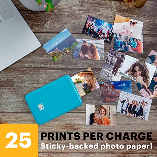 KODAK Step Instant Smartphone Photo Printer - Portable Wireless Zink 2x3" - White G38776