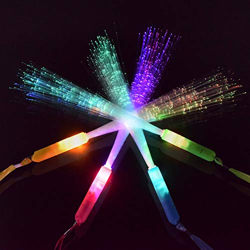 M.best 12pcs Glow Sticks Party Supplies, 3 Modes Flashing LED Light Up Wands Z14207