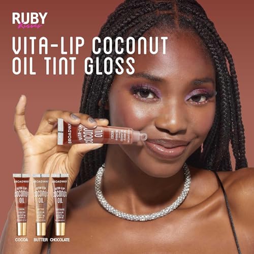 Ruby Kisses Broadway Vita-Lip Clear Lip Gloss 8 Pack, Ultra-Hydrating with Vitamins T1692