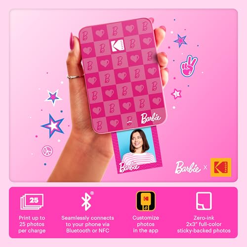 KODAK Step Instant Smartphone Photo Printer - Portable Wireless Zink 2x3" - White G38776