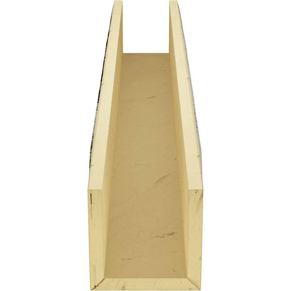 Ekena Millwork 3-Sided Rough Sawn Faux Wood Beam, Whitewash O568242