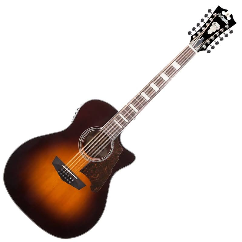 D&Angelico Premier Fulton 12-String Acoustic-Electric Guitar Sunburst