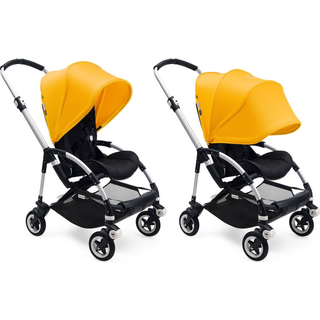 Bugaboo Bee5 Classic Complete Stroller - Black/Grey Melange L70829