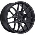 Motiv 409B Magellan 20x8.5 5x112/5x114.3 +40et Satin Black Wheel