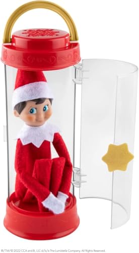Elf on the Shelf Christmas Tradition Box Set with Blue Eyed Boy Elf, Story Book and Scout Carrier H317619