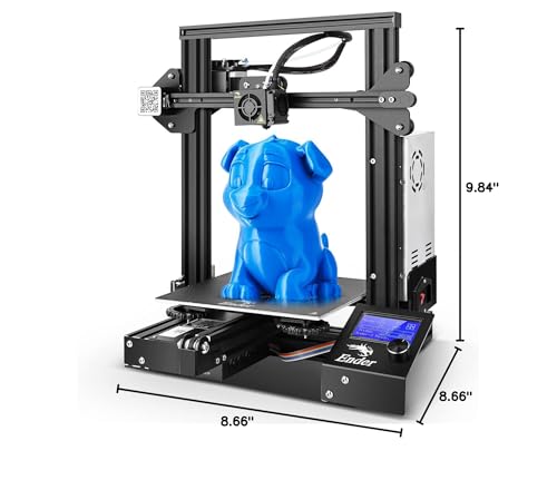 Creality Ender 3 3D Printer with Resume Printing, 8.66x8.66x9.84 inches Z505