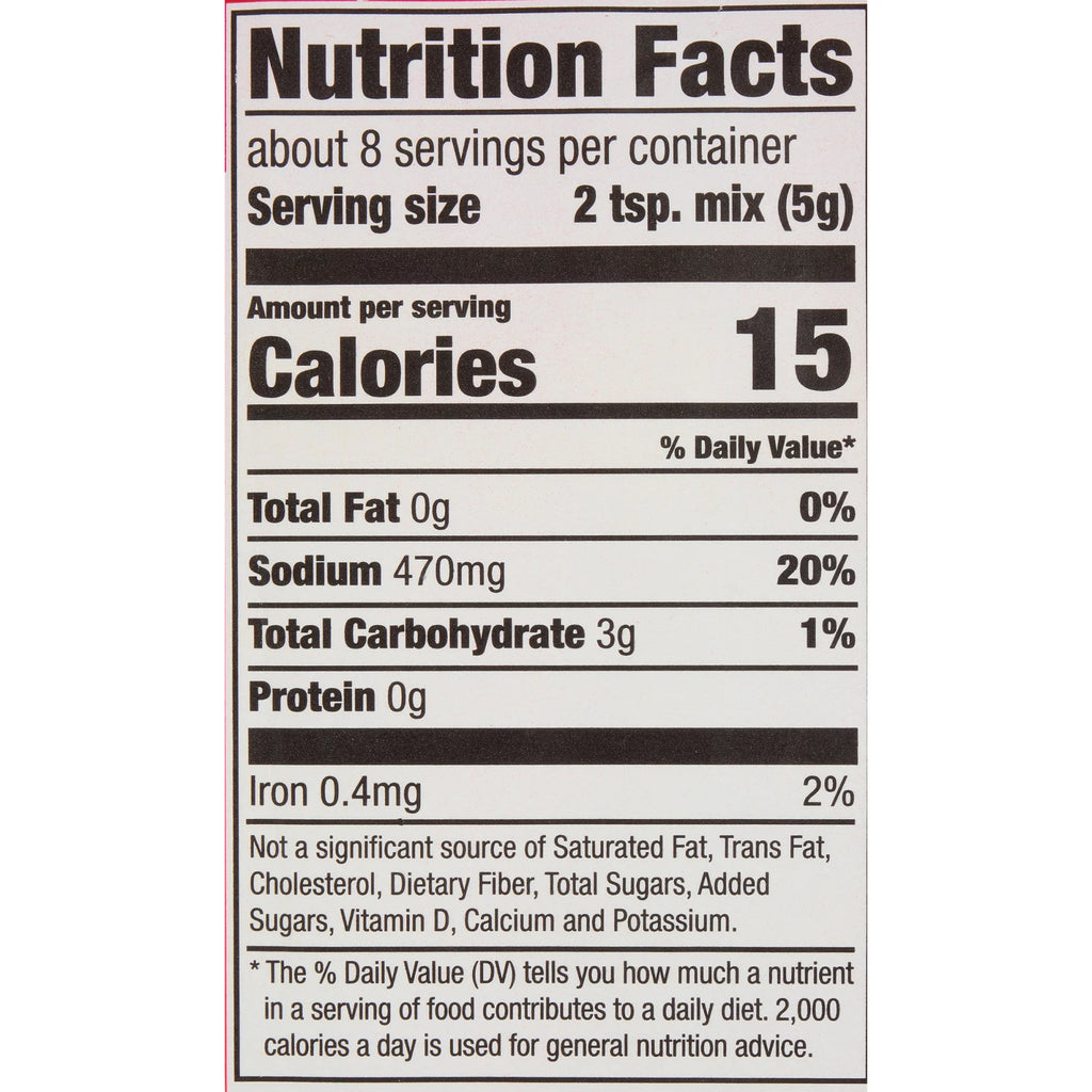 McCormick Slow Cooker Fiesta Chicken Seasoning Mix, 1.5 oz (12 Pack) J11534
