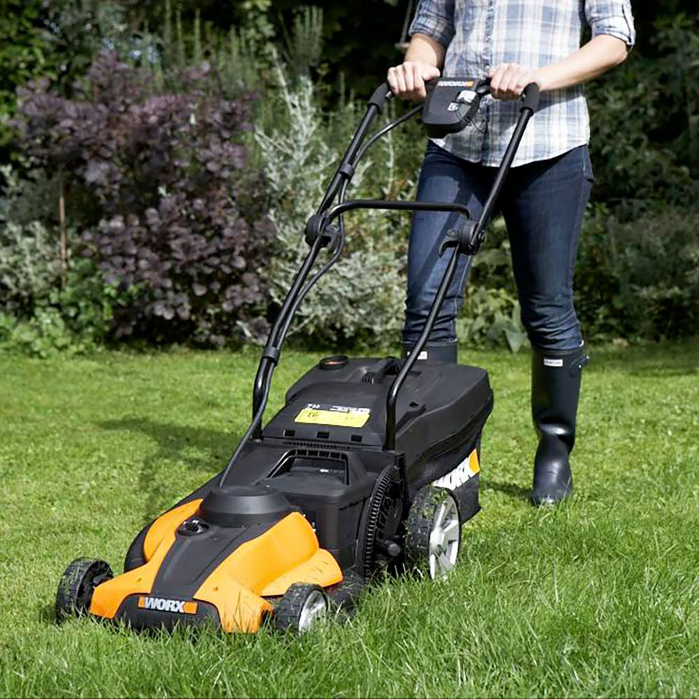 Worx 14x22 Cordless Push Lawn Mower 24V L754