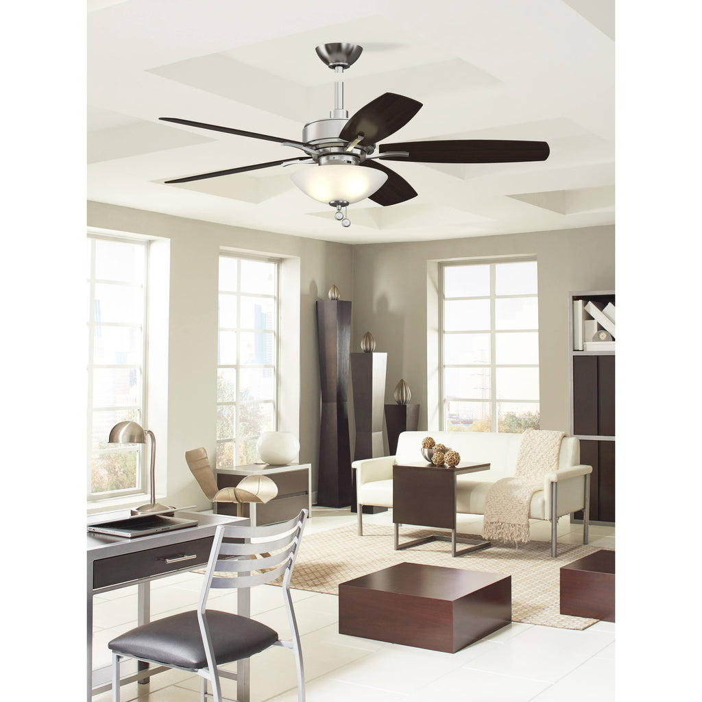 Fanimation FP6285BBN Aire Deluxe Brushed Nickel LED Ceiling Fan A600