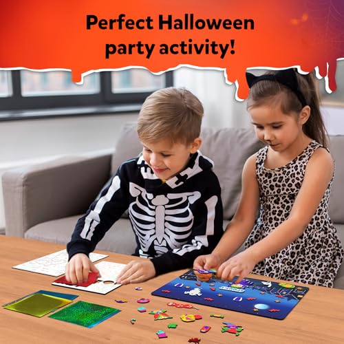 Skillmatics Foil Fun Christmas Ornaments, Mess Free Art Craft Kit for Kids Ages 4-9 S207