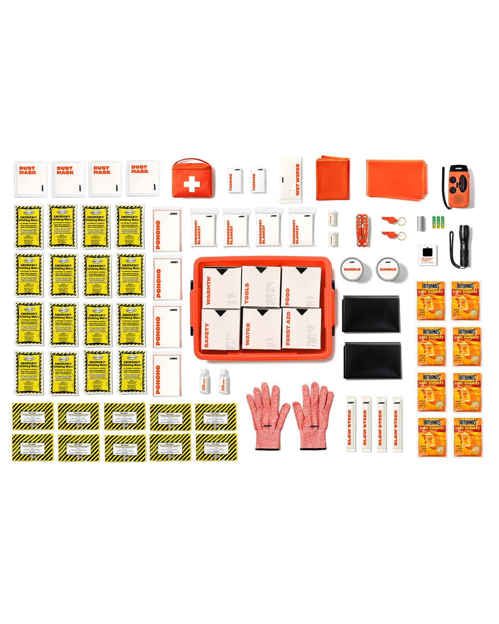 Judy The Safe Emergency Preparedness Kit Orange M2428