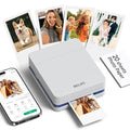 Nelko PP01 Portable Mini Photo Printer for iOS & Android, White Z15552