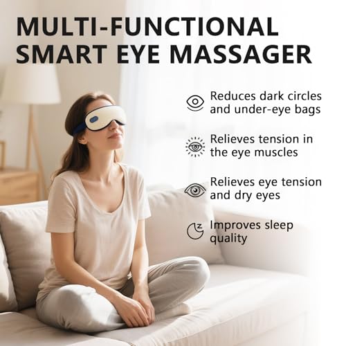 Heated Eye Massager for Dry Eyes and Migraine Relief I10378