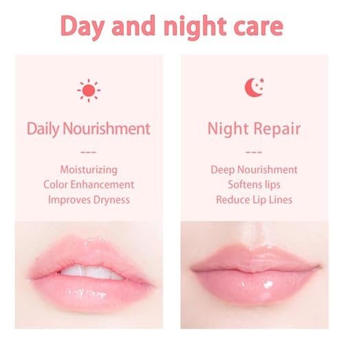 8 PCS Bee Lip Balm Honey Pot Variety Pack - Hydrating Overnight Lip Mask S63536