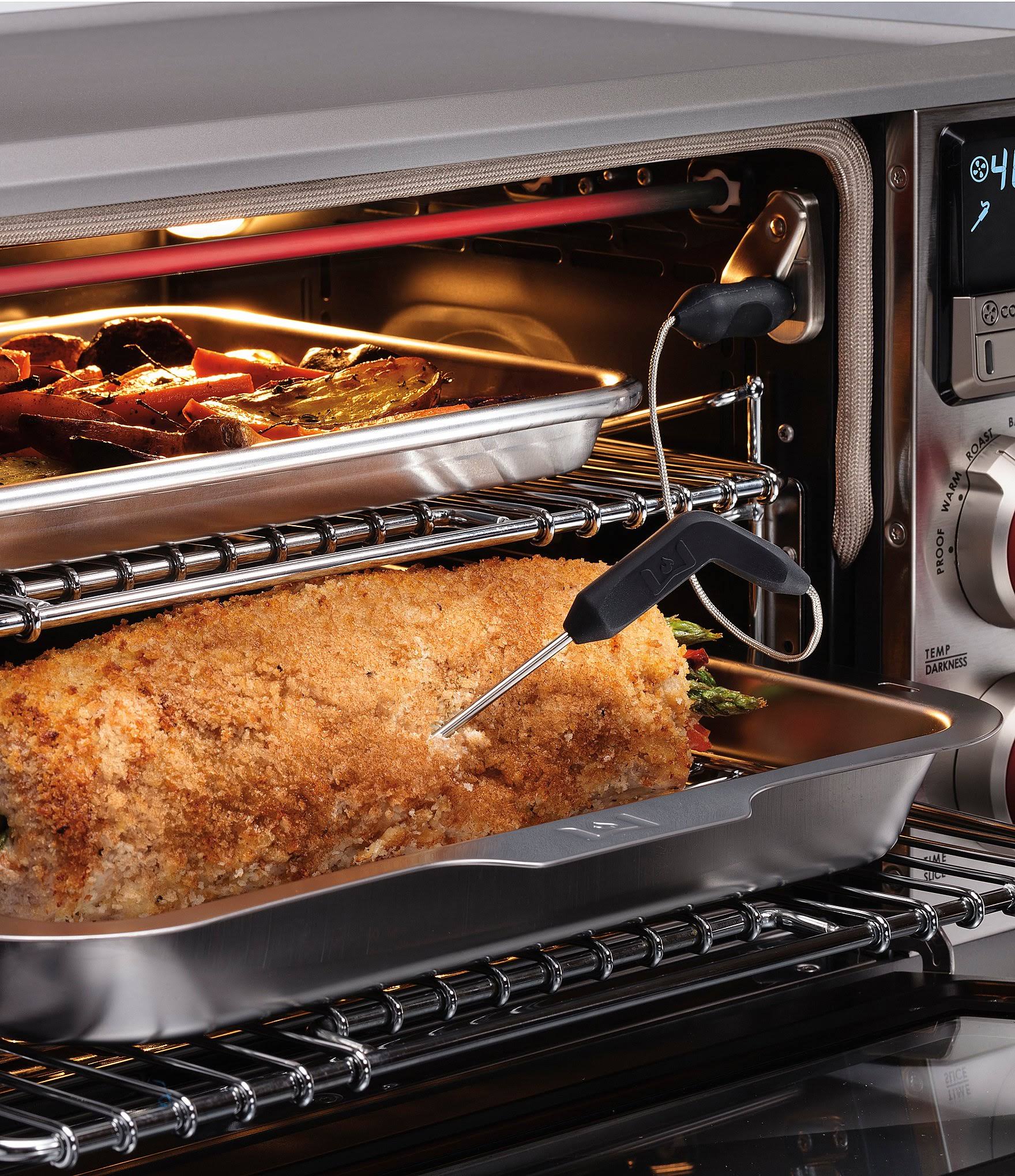 Wolf Gourmet Elite Countertop Oven with Red Knobs L10534