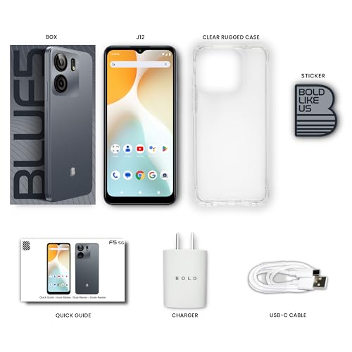 BLU F5 5G Unlocked 128GB Dual 50MP Green A59523