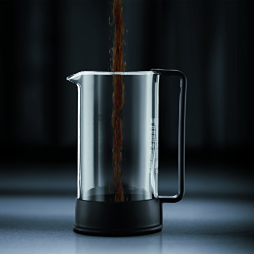 Bodum Brazil French Press Coffee Maker, 51oz, Black S748