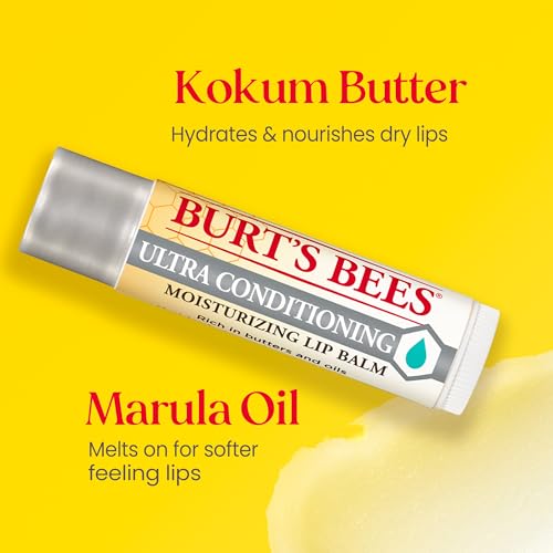 Burt's Bees Lip Balm 4-Pack, Pink Grapefruit, Mango, Coconut & Pear, Pomegranate C323915